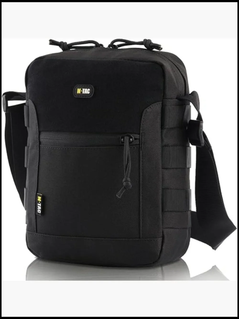 Canvas Messenger Crossbody Bag Durable Adjustable Zipper Closure Tactical